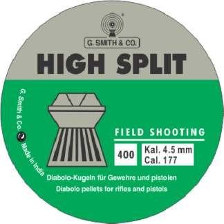 G Smith & Co. High Split 0.177 Cal Pellets, 9gr, 200ct