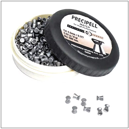 Precipell Flat Pellets 0.177 (4.5mm) | 500/Tin | Airgun Shop