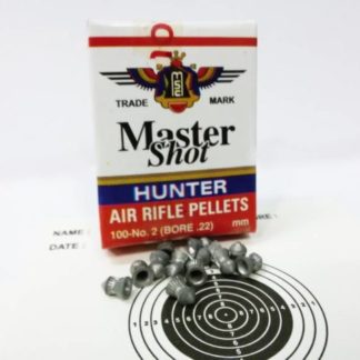 Master Shot Hunter 0.22 (5.5mm) Airgun Pellets 100 Pcs