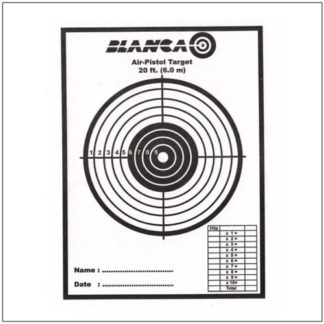 Blanca Target Papers Pistol (Pack of 20)