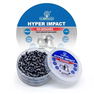 G Smith & Co. Hyper Impact 0.177 Cal Pellets, 10gr, 400ct