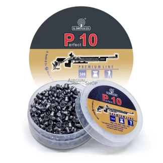 G Smith & Co. P10 Rifle Pellets 0.177 Cal, 8.1gr, 500ct
