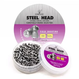 G Smith & Co. Steel Head 0.177 Cal Pellets, 9.7gr, 200ct