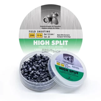 G Smith & Co. High Split 0.22 Cal Pellets, 15gr, 200ct