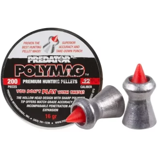 JSB Predator Polymag 0.22 Cal, 16gr, 200ct | Airgunshop.in