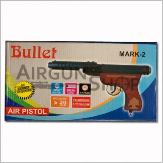 Bullet Mark-2 Wooden Black Air Pistol 0.177 Cal