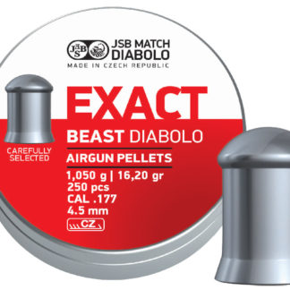 JSB Diabolo Exact Beast 0.177 Cal, 16.20gr, 250ct | Airgunshop.in