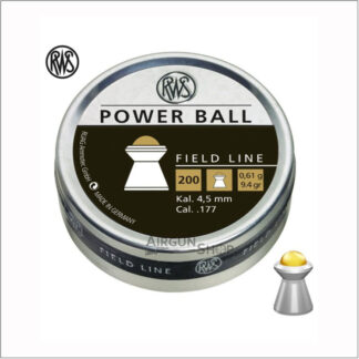 RWS Power Ball 0.177 Cal Pellets, 9.4gr, 200ct