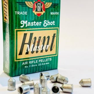 Master Shot Hunt Master 0.22 (5.5mm) Airgun Pellets 100 Pcs