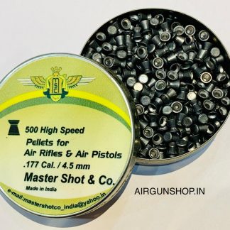 Master Shot Flat Head High Speed 0.177 (4.5mm) Airgun Pellets 500 Pcs