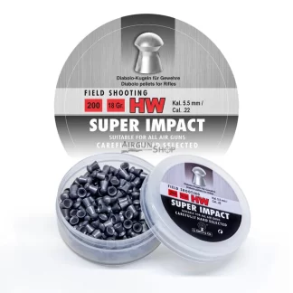 G Smith & Co. Super Impact HW 0.22 Cal Pellets, 18gr, 200ct