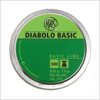 RWS Diabolo Basic 0.177 Pellets, 7.0gr, 500ct