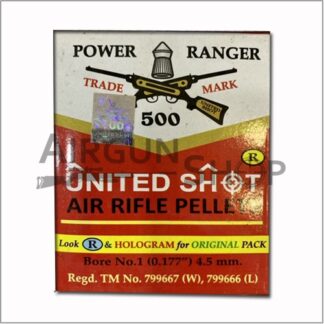 United Shot Round Head 0.177 Cal (4.5mm) Airgun Pellets 500 Pcs