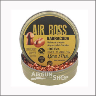 Air Boss Barracuda 0.177 Cal (4.5mm) Pellets 500/Tin, 11gr
