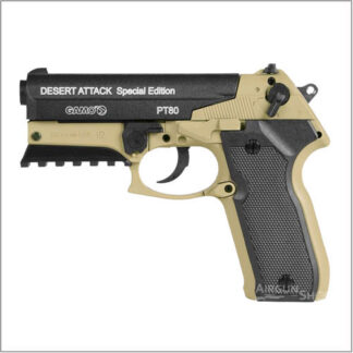 Gamo PT-80 Desert Attack CO2 Pellet Pistol 0.177 Cal
