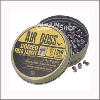 Air Boss Domed Field Target 0.22 Cal (5.5mm) Pellets 500/Tin, 18gr