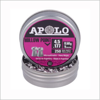 Apolo Hollow Point 0.177 Cal Pellets 9gr, 250ct
