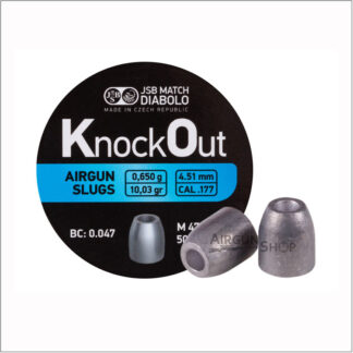 JSB KnockOut Slugs 0.177 Cal, 10.03gr, 500ct