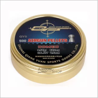 QYS Domed 9.56gr Pellets 0.177 Cal, 500ct