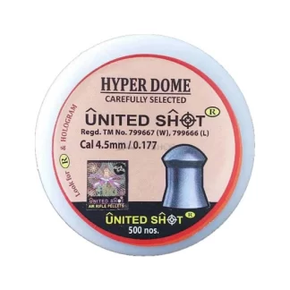United Shot Hyper Dome Pellets 0.177 Cal 500 Pcs