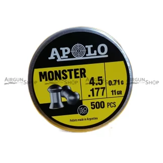 Apolo Monster Pellets 0.177 Cal, 11gr, 500ct | Airgunshop.in