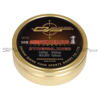 QYS Streamlined 9.56gr Pellets 0.177 Cal, 500ct | Airgunshop.in