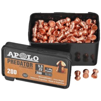 Apolo Predator Pellets 0.22 Cal, 20gr, 200ct | Airgunshop.in