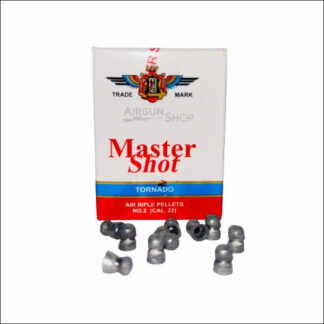 Master Shot Tornado Round Head 0.22 Cal Pellets 100 Pcs | Airgunshop.in