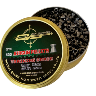 QYS Training Grade 8.18gr Pellets 0.177 Cal, 500ct | Airgunshop.in
