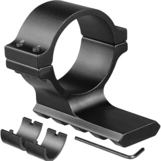 Rifle Scope Accessory Mount with 20mm Weaver Picatinny Rail Base Barrel Mount for 25mm and 30mm Scope Tubes Includes Adapter Ring | Airgunshop.in