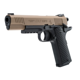 Colt M45 CQBP CO2 BB Pistol Dual Tone 0.177 Cal | Airgunshop.in